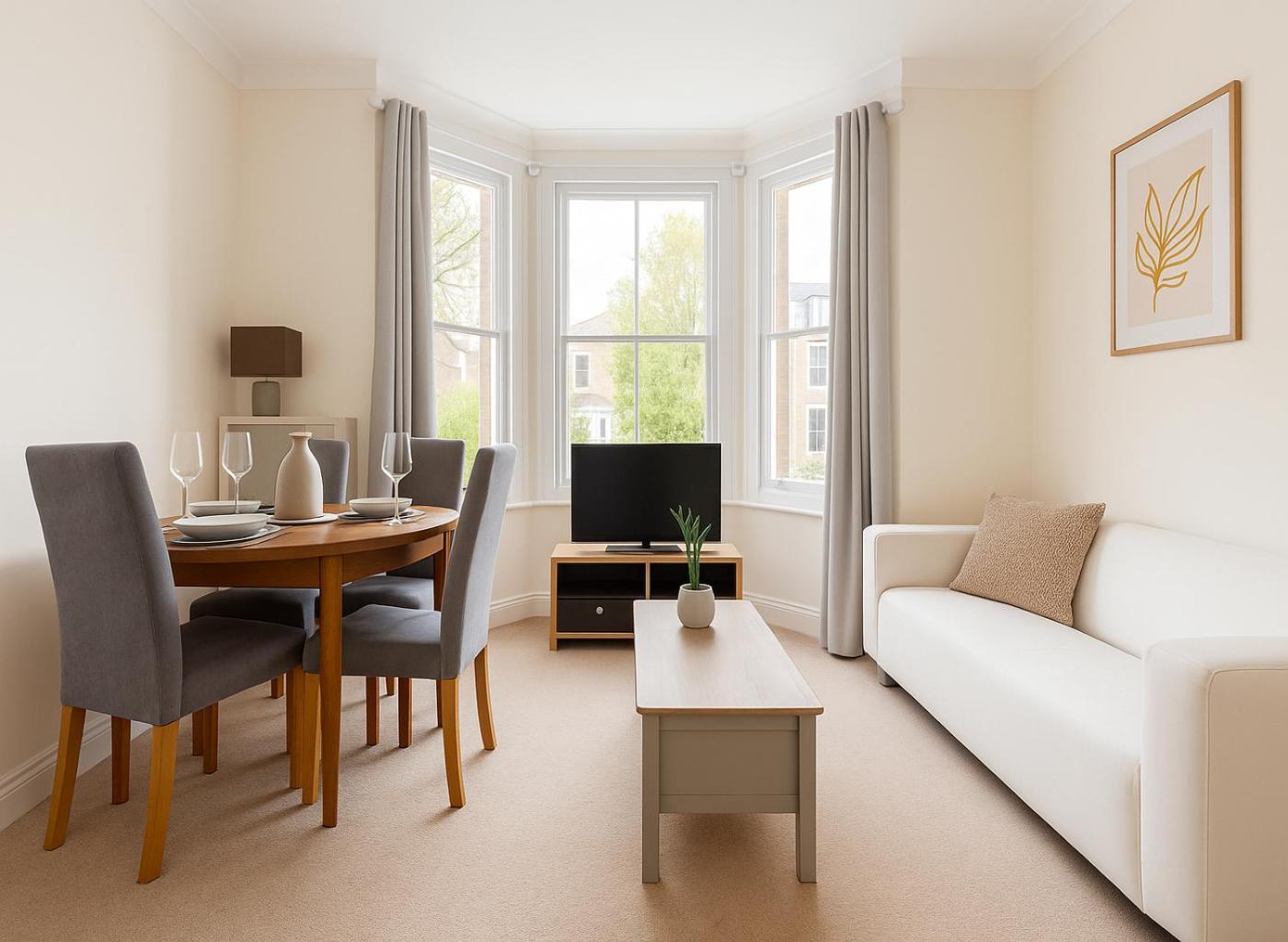 Apartment Flat - 3 Min To West Kensington Station London